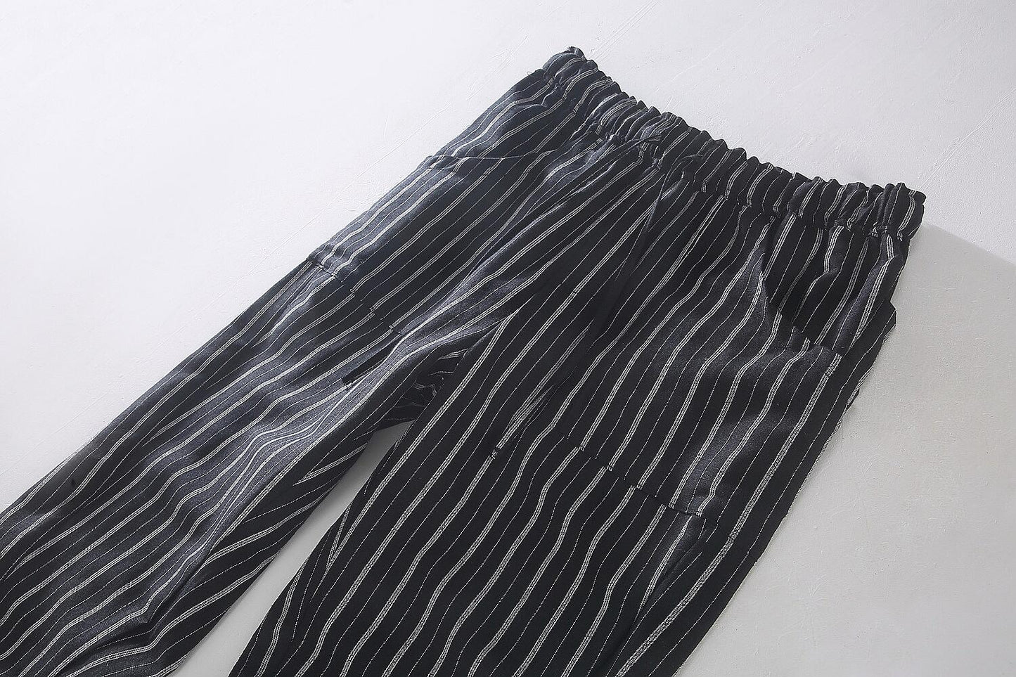 Men's Stripe Linen Drawstring Pants